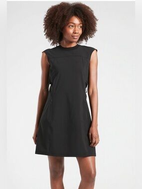 Athleta Yosemite Dress Black Small Mini